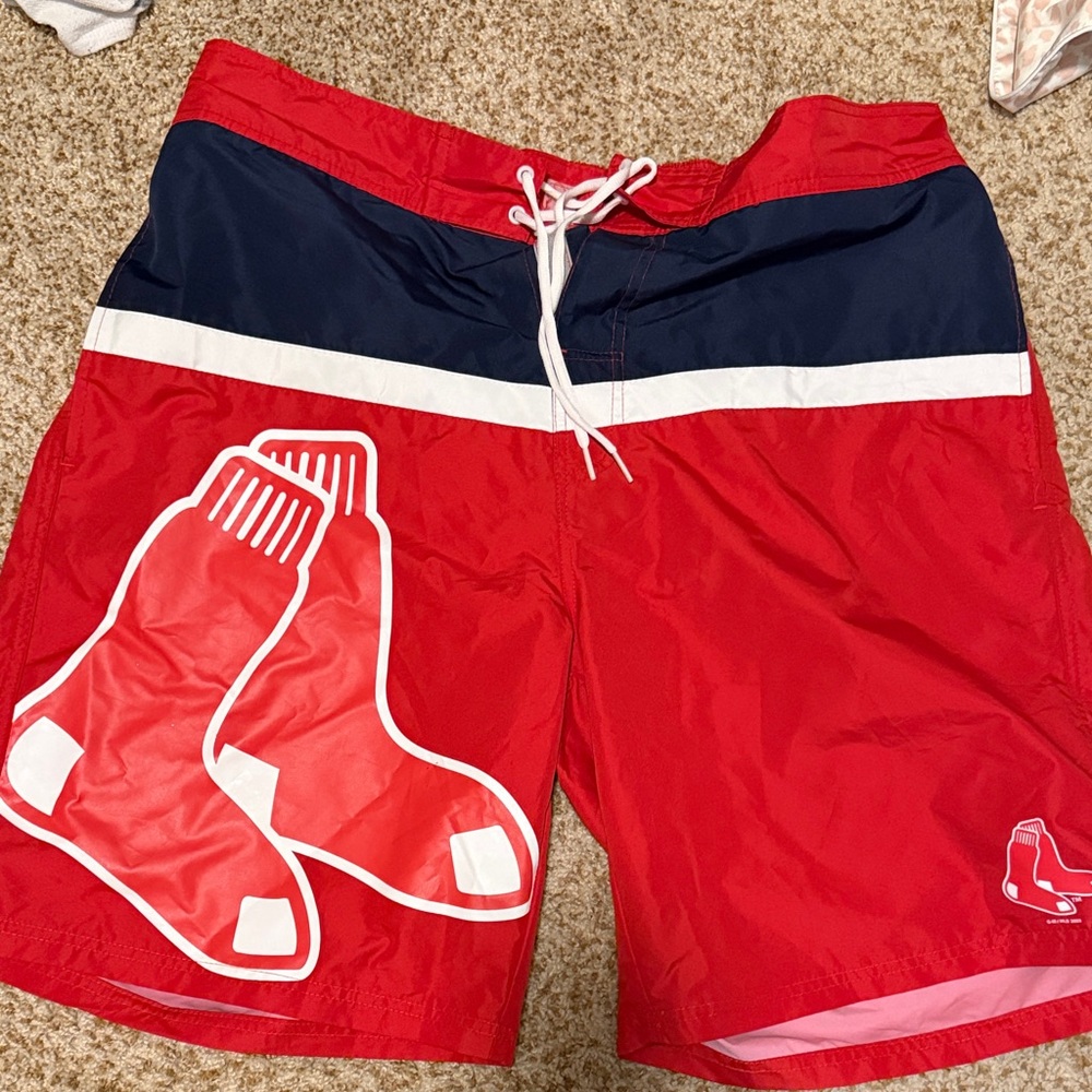 NEW- Genuine Merchandise Red Sox Swim Trunks